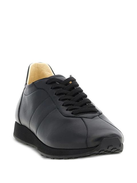The Row lace-up leather sneakers - Black - zdjęcie produktu nr 2