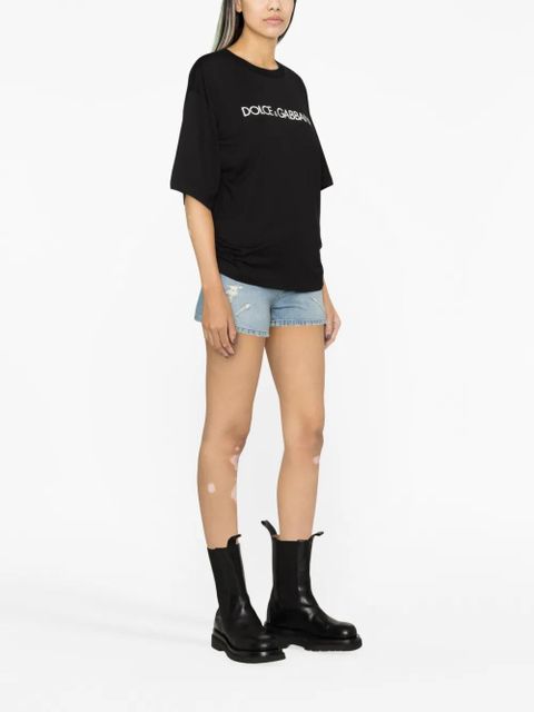 Dolce & Gabbana logo-print cotton T-shirt - Black - zdjęcie produktu nr 2