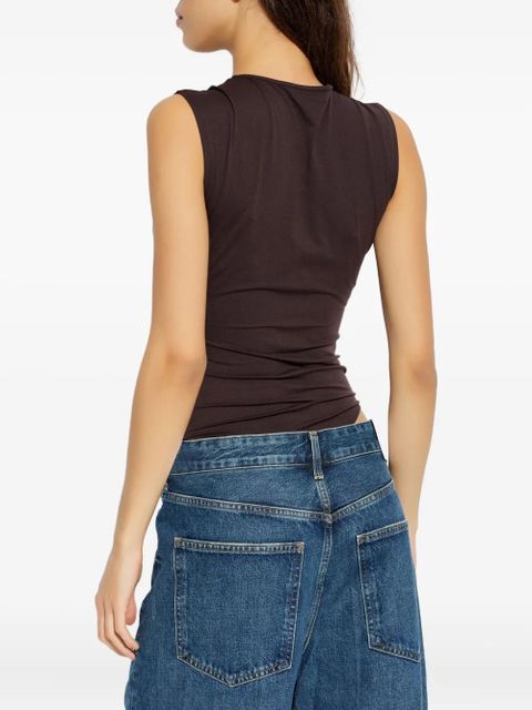 AGOLDE Aura sleeveless bodysuit - Brown