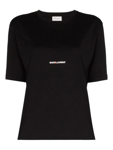 Saint Laurent logo-print T-shirt - Black - zdjęcie produktu nr 1