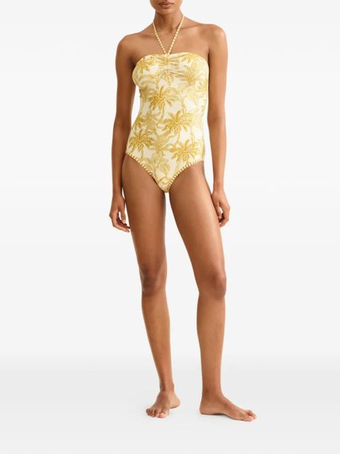 ERES Ailleurs bustier floral-print swimsuit - Yellow - zdjęcie produktu nr 2