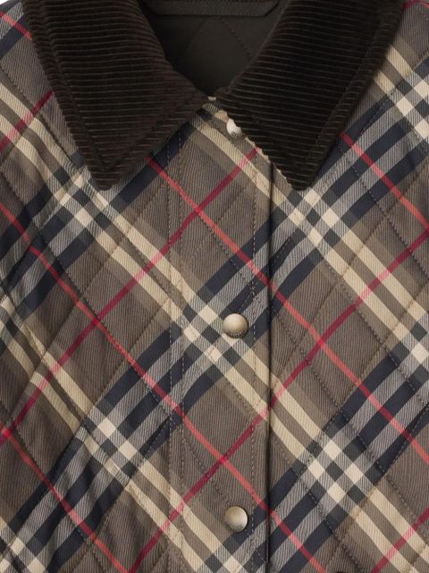 Burberry Check quilted jacket - Brown - zdjęcie produktu nr 2