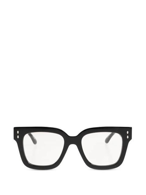Isabel Marant Eyewear square-frame glasses - Black - zdjęcie produktu nr 1