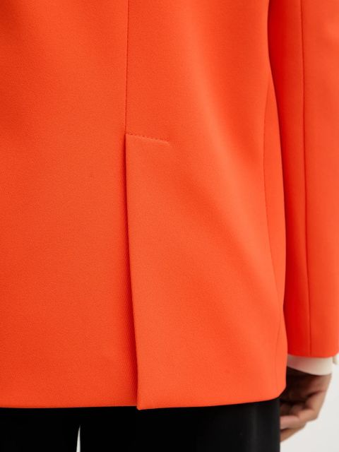 Patrizia Pepe marynarka kolor pomarańczowy jednorzędowa gładka 8S0572 A726