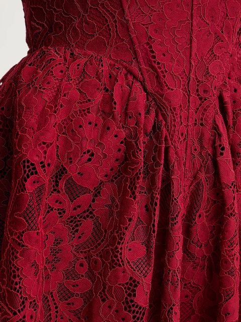 Bardot sukienka kolor bordowy mini rozkloszowana 60091DB