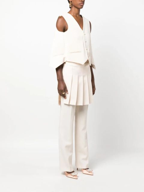 FENDI cut-out tailored cape - Pink