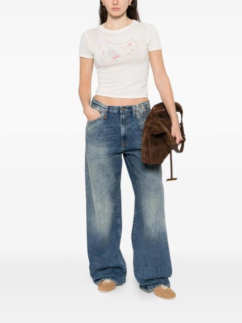 RE/DONE printed T-shirt - Neutrals - zdjęcie produktu nr 2