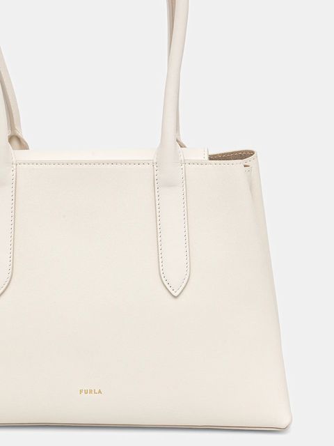 Furla torebka skórzana kolor beżowy WB01606.BX3169.3767S1007