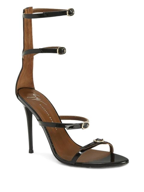 Giuseppe Zanotti 105mm Giselle Buckles sandals - Black - zdjęcie produktu nr 2
