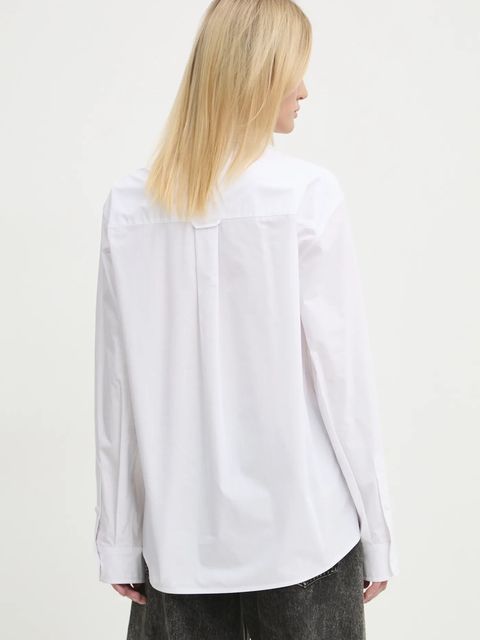 Miss Sixty koszula bawełniana 0 damska kolor biały regular z kołnierzykiem klasycznym 6L3XJ2380000