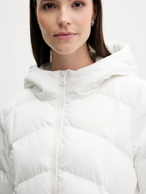 Geox kurtka damska kolor biały zimowa W4628P-T3144-F9000