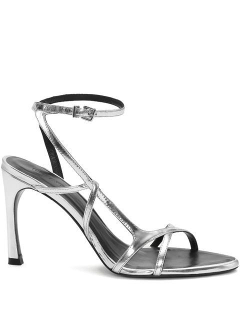 ROTATE BIRGER CHRISTENSEN strappy leather sandals - Silver - zdjęcie produktu nr 1