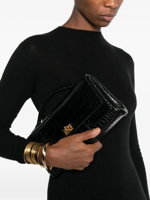 TOM FORD long-sleeve maxi dress - Black