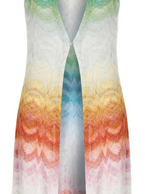 Missoni patterned cover-up vest - Neutrals - zdjęcie produktu nr 2