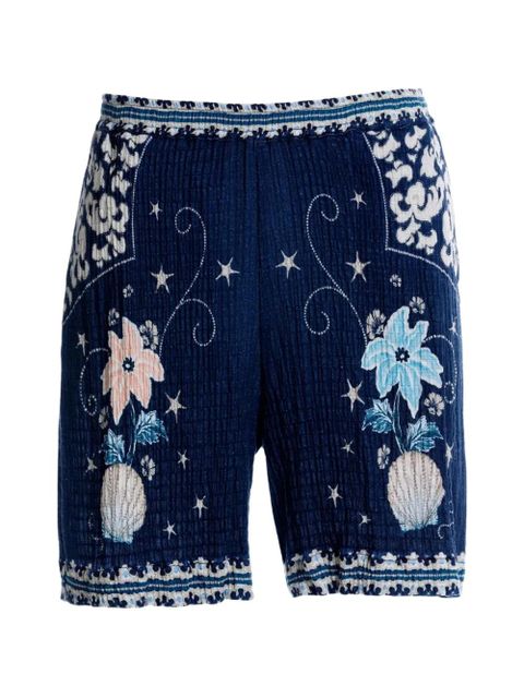 Agua By Agua Bendita Malaga printed shorts - Blue - zdjęcie produktu nr 1