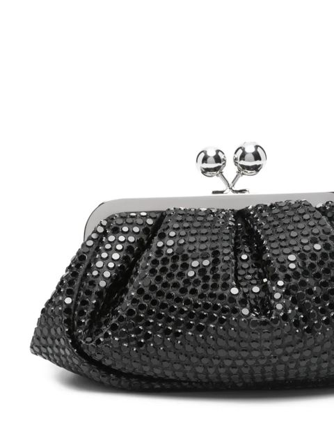 Weekend Max Mara Wkalama embellished clutch bag - Black