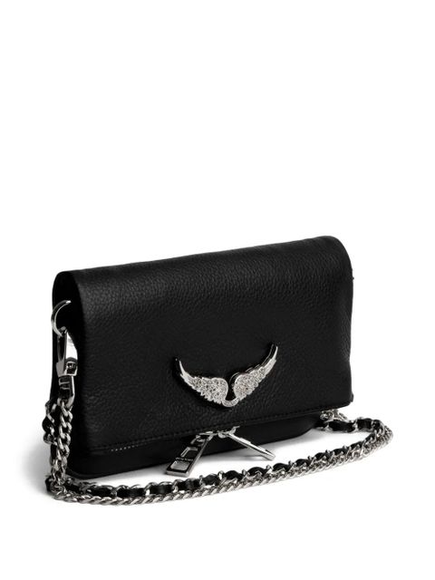Zadig&Voltaire wings-detail chain-strap cross body bag - Black