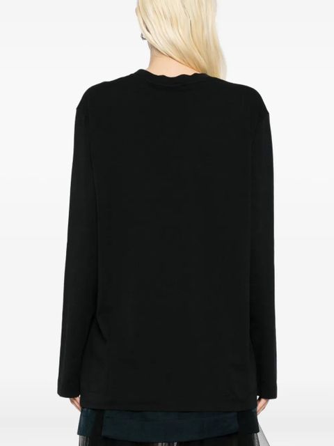 Simone Rocha Tortoise-and-Hare T-shirt - Black