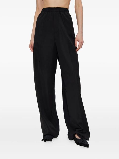 Balenciaga elastic-waist trousers - Black