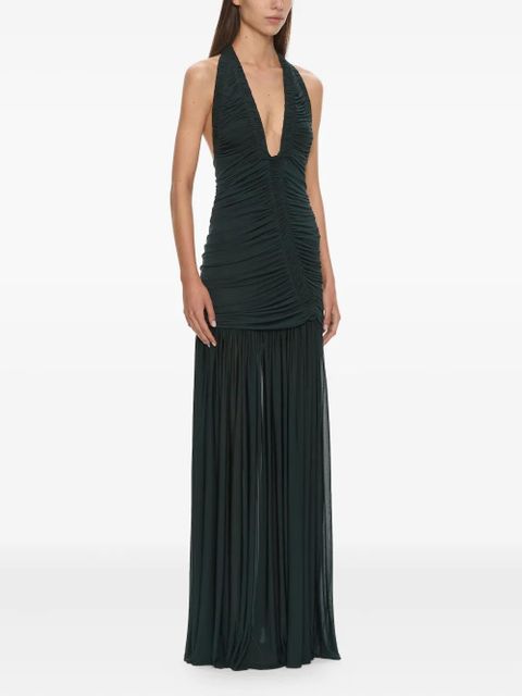 Christopher Esber Orion ruched gown - Black