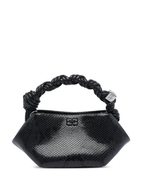 GANNI small twisted-handle shoulder bag - Black - zdjęcie produktu nr 1