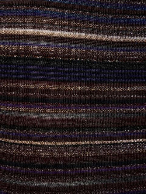 Missoni striped midi skirt - Brown