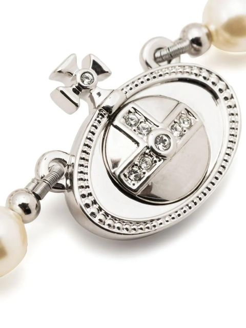 Vivienne Westwood faux-pearl drop choker - White