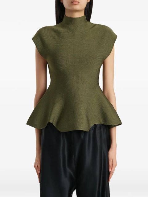 KHAITE Andra top - Green