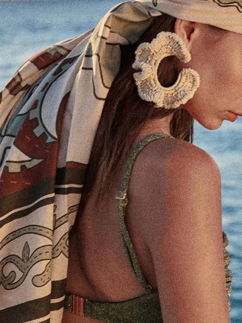 Johanna Ortiz Artistic Expressions earrings - Neutrals - zdjęcie produktu nr 2