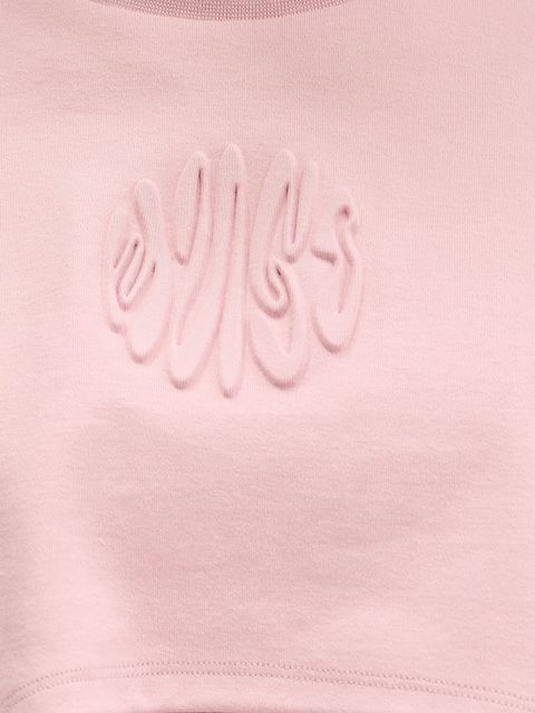 Hugo Blue bluza Daleisy_B damska kolor różowy z aplikacją 50553978