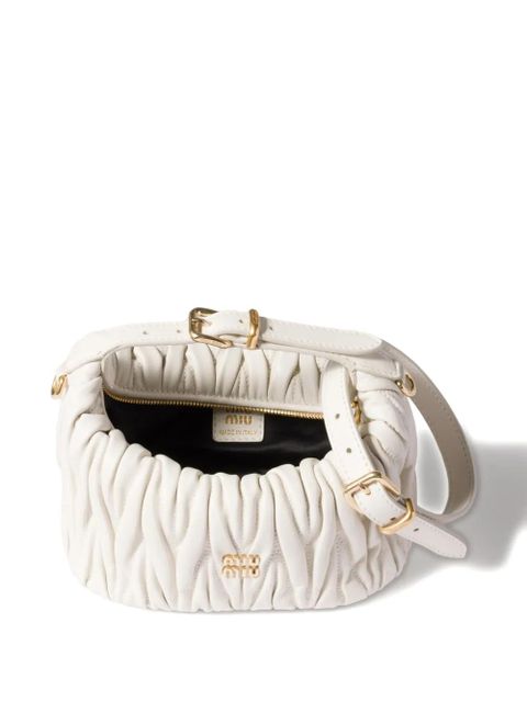 Miu Miu mini Wander matelassé tote bag - White - zdjęcie produktu nr 2