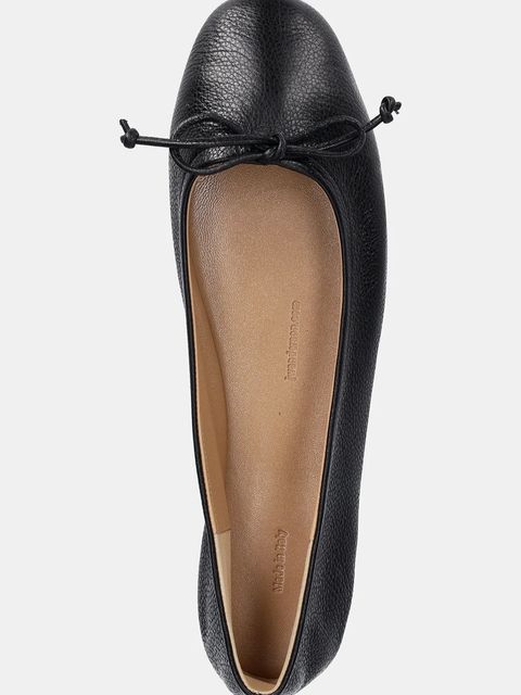 JW Anderson baleriny skórzane kolor czarny BL0031 LA0323 999