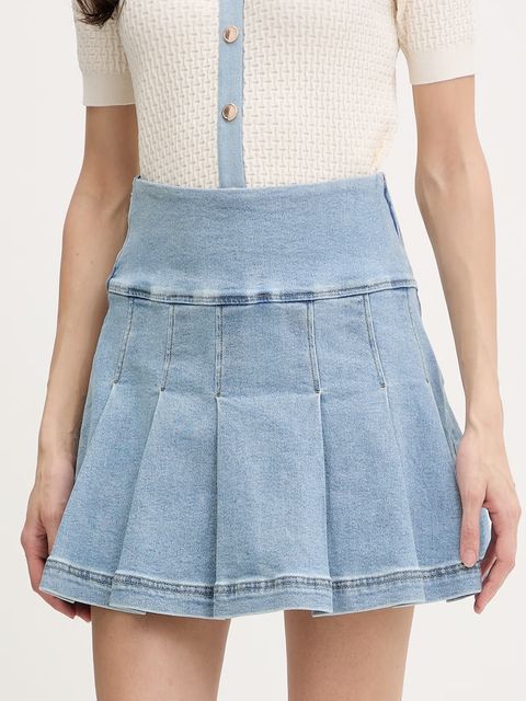 Morgan spódnica plisowana jeansowa - zdjęcie produktu nr 2