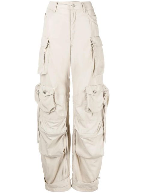The Attico high-waisted cargo trousers - Neutrals - zdjęcie produktu nr 1