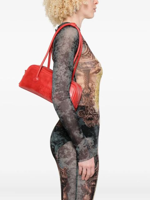 Marge Sherwood small embossed-logo shoulder bag - Red - zdjęcie produktu nr 2