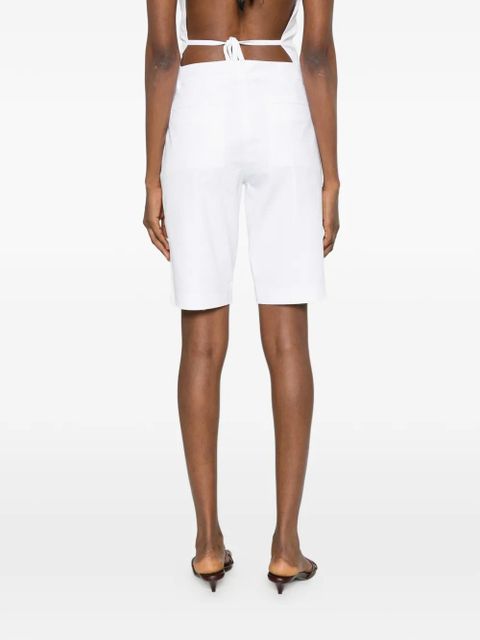 Lauren Ralph Lauren logo-plaque shorts - White
