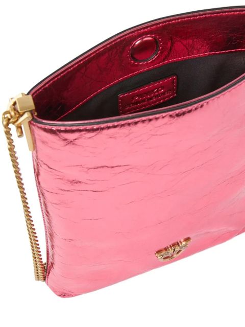 PINKO metallic-finish mini clutch bag