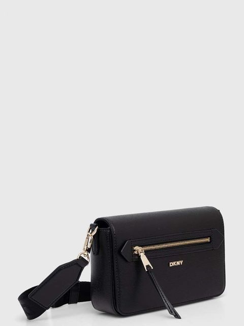 Dkny torebka skórzana kolor czarny R42E3E21 - zdjęcie produktu nr 1