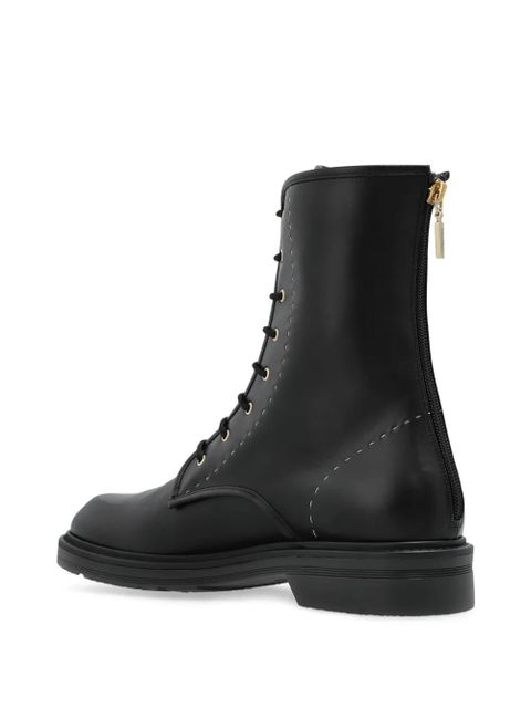 Max Mara lace-up combat boots - Black - zdjęcie produktu nr 2