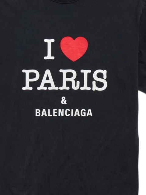 Balenciaga heart-print T-shirt - Black - zdjęcie produktu nr 2