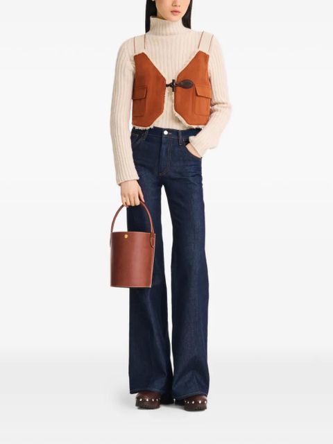 Longchamp S Épure bucket bag - Brown - zdjęcie produktu nr 2