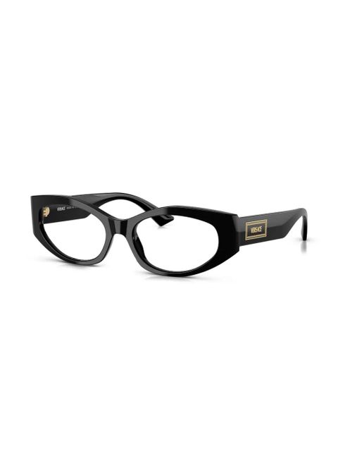 Versace Eyewear cat eye-frame glasses - Black - zdjęcie produktu nr 2