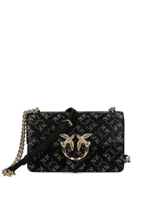PINKO mini Love embellished cross body bag - Black - zdjęcie produktu nr 1