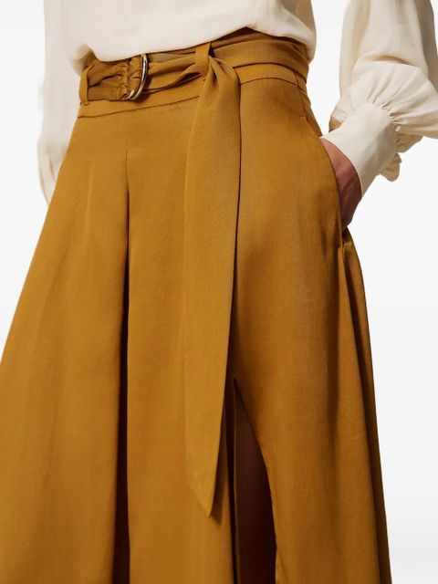 TWINSET belted midi skirt - Brown