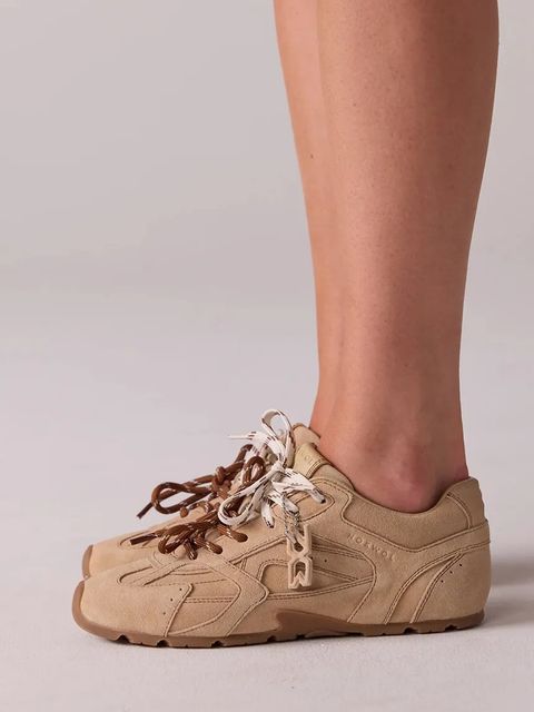 Nokwol sneakersy zamszowe Atlas damskie kolor beżowy Atlas