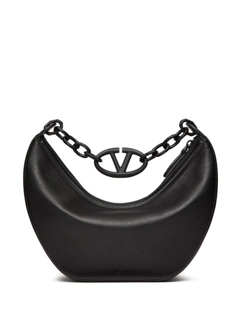 Valentino Garavani small VLogo Moon Hobo bag - Black - zdjęcie produktu nr 2