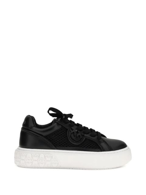 PINKO logo appliqué platform sneakers - Black - zdjęcie produktu nr 1
