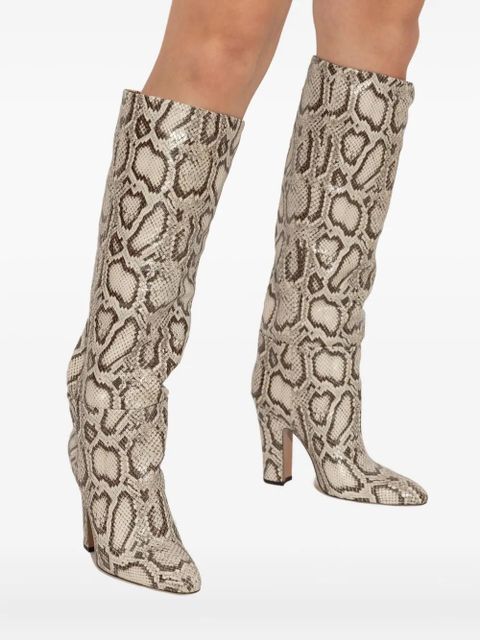 Paris Texas 100mm Lavinia boots - Neutrals