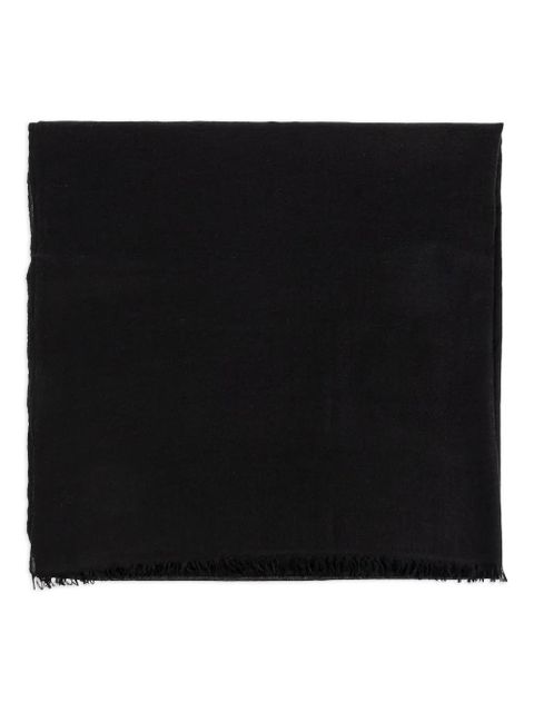 ISABEL MARANT frayed-edge cashmere scarf - Black - zdjęcie produktu nr 1