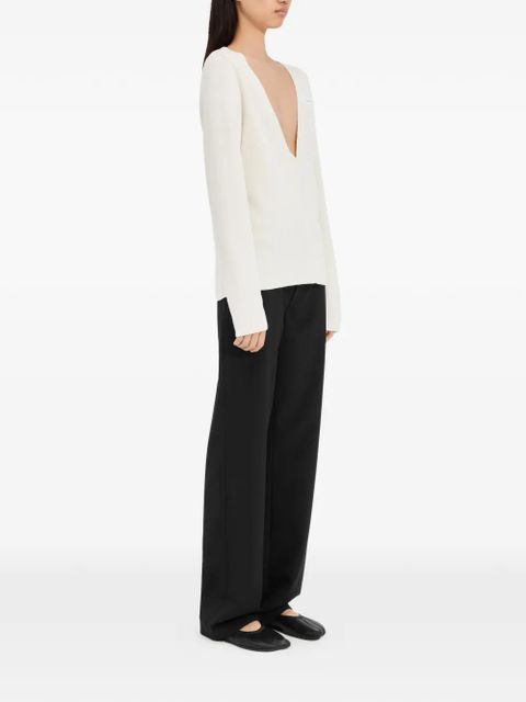 MM6 Maison Margiela V-neck sweater - Neutrals